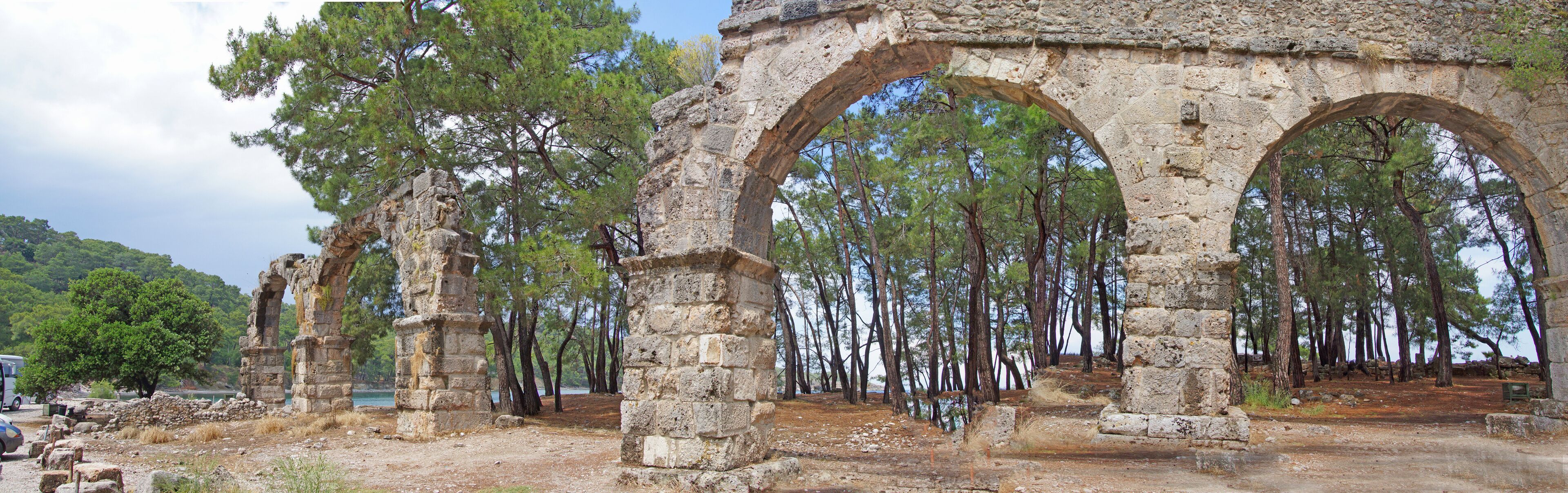 Remains of the roman aqueduct