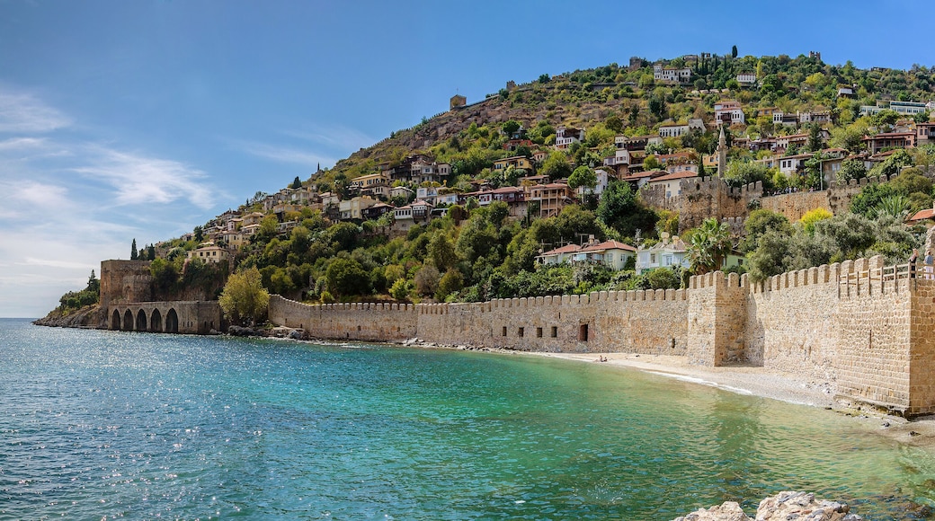 Kizil Kule Red Tower in Alanya, Antalya, Turkey