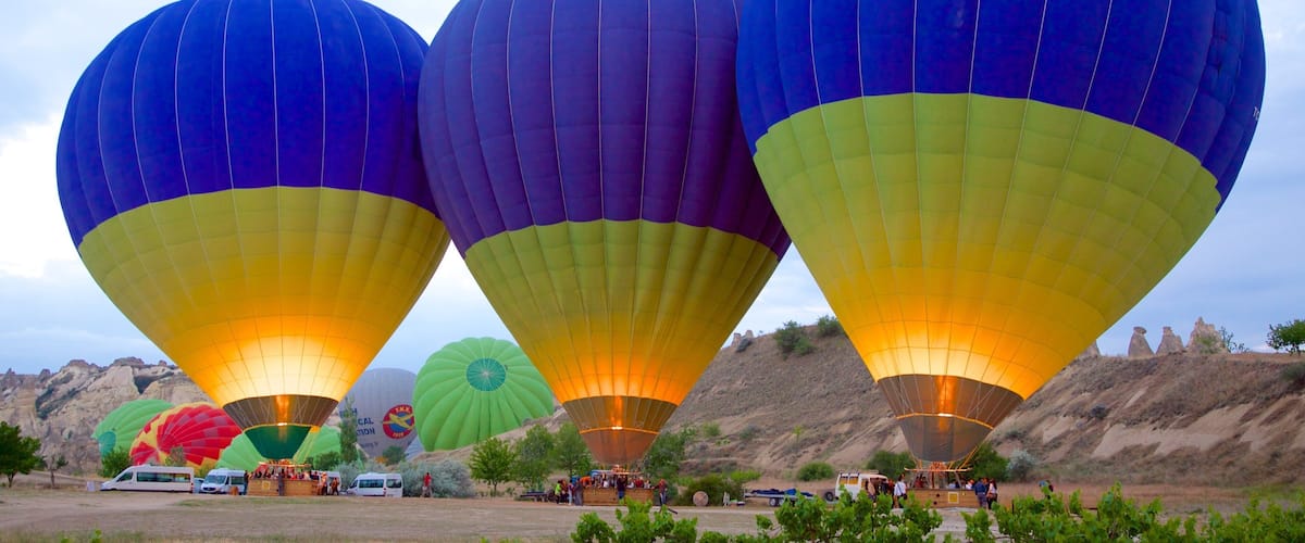 Cappadocia which includes ballooning