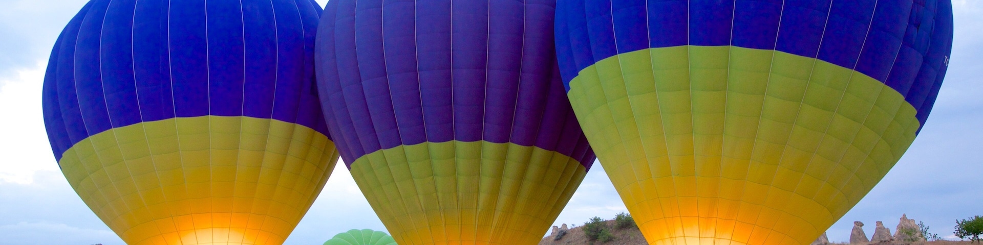 Cappadocia which includes ballooning