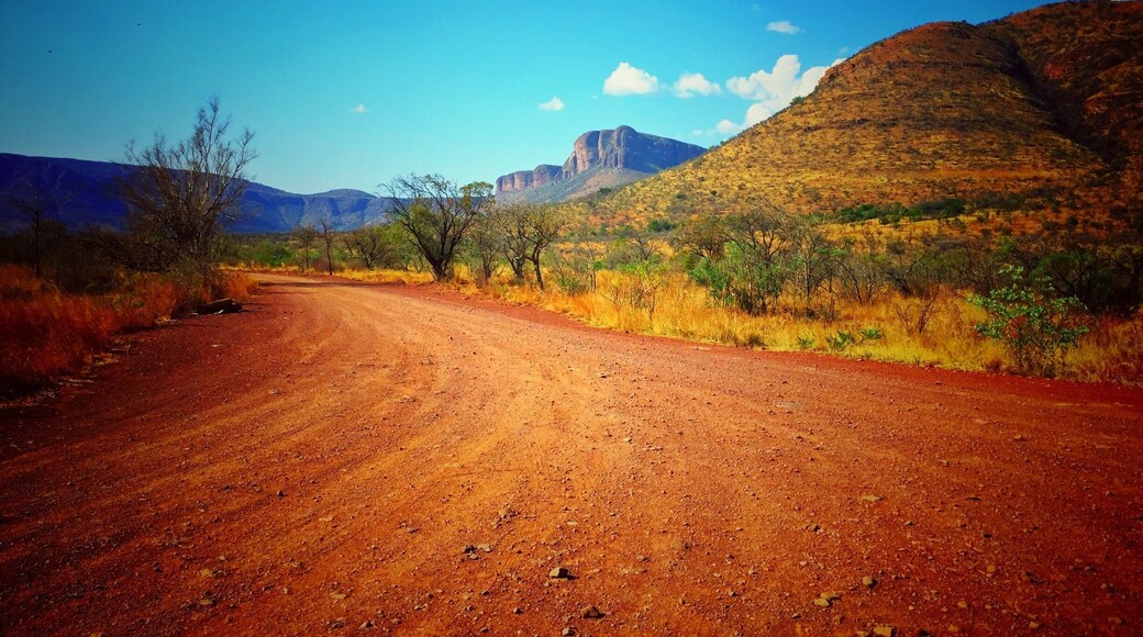 Driving around on this red gravel made us feel more like being back in Australia rather than on safari in South Africa đ #red #southafrica #africa #safari