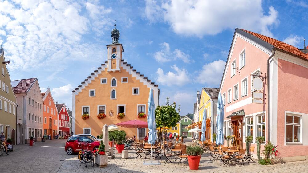 Rathaus, Dietfurt an der AltmĂŒhl, Bayern, Deutschland