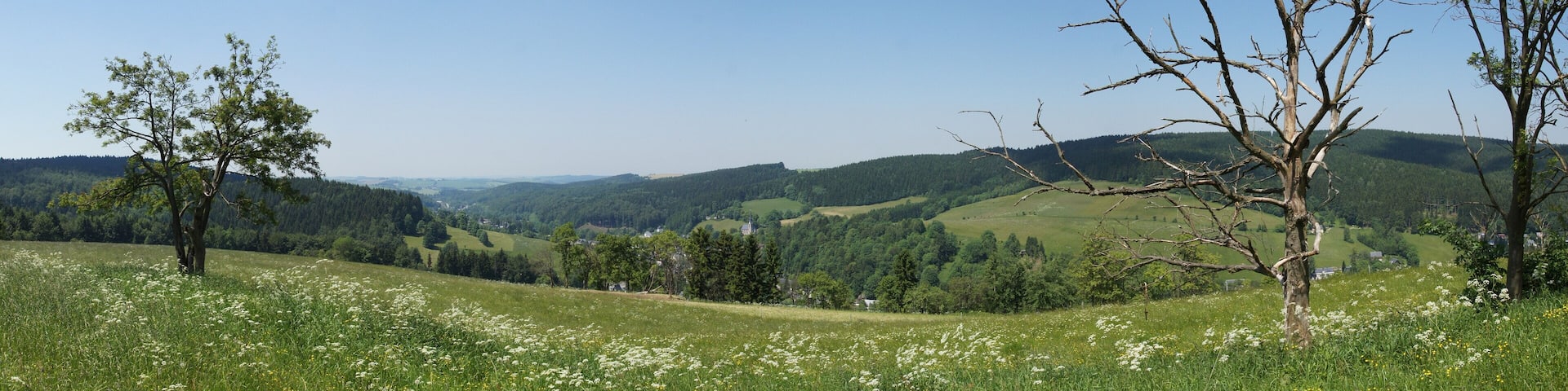 Blick auf Rechenberg-Bienenmühle