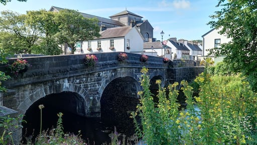dans les rues de la ville de Westport en Irlande