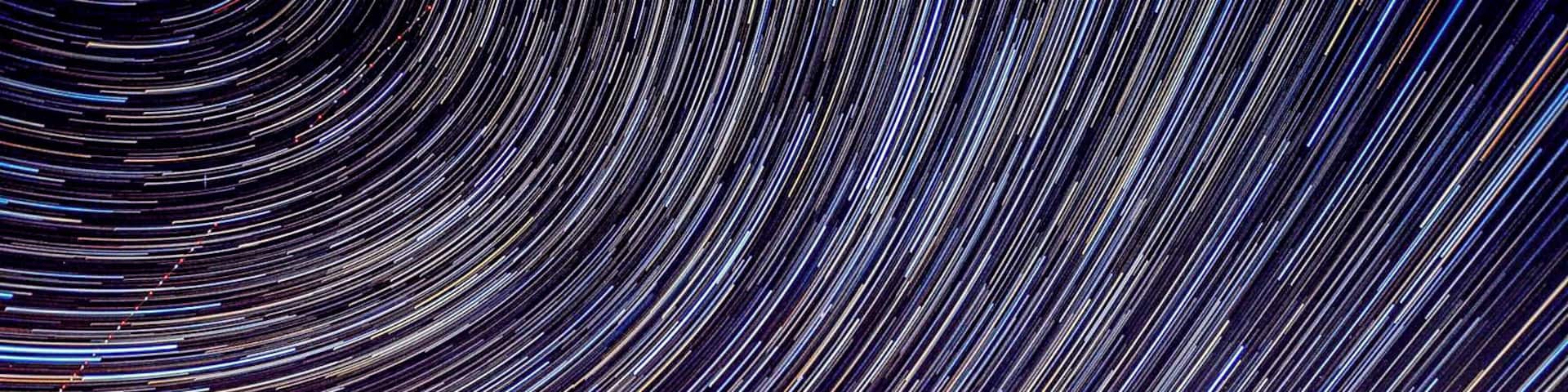 Last night's star trails,moon rise, plane lights and meteorites viewed over 3 hours at Marineside, Bracklesham Bay.