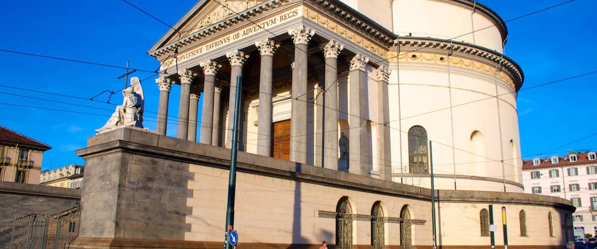 Turin cho thấy kiến trúc di sản và thành phố