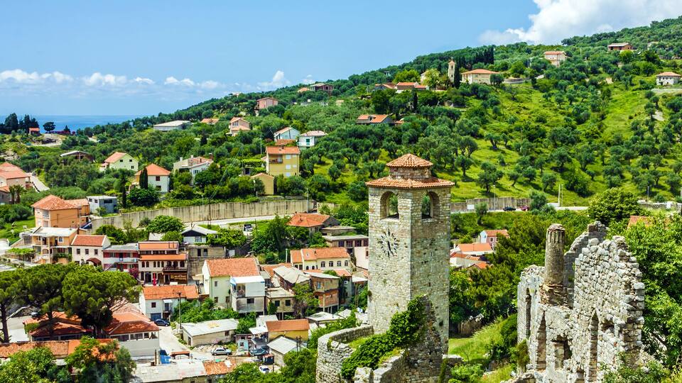 Old citadel in Bar, Montenegro