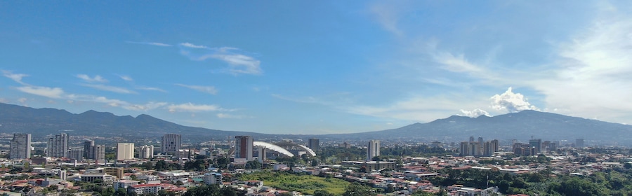 La Sabana Park, Costa Rica National Stadium (Estadio Nacional de Costa Rica) and Dowtown San Jose, Costa Rica
