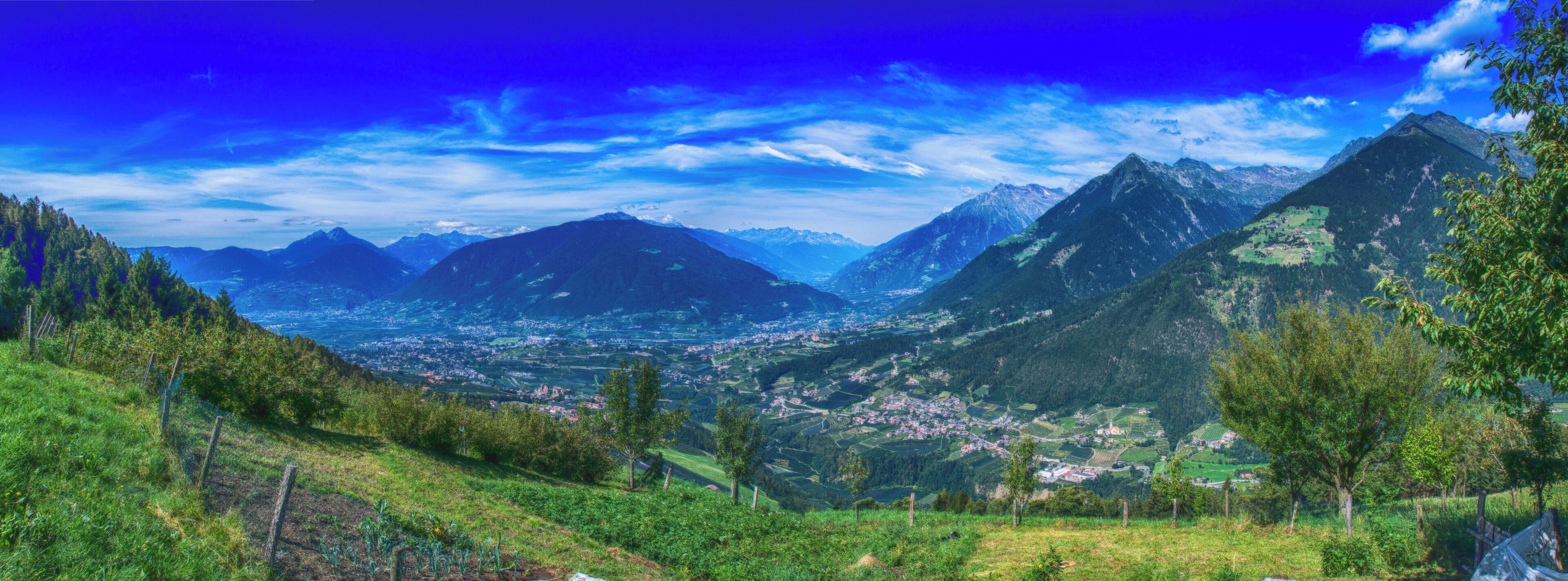 A part of Schenna - view Meran