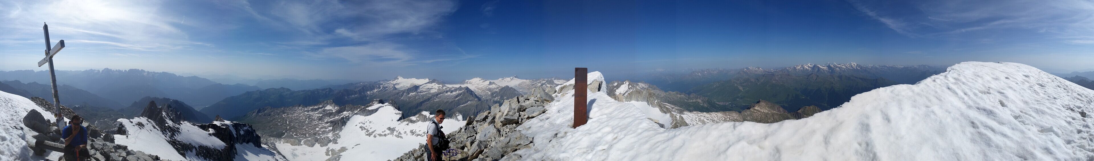 Panorama 360° da Cima Presanella