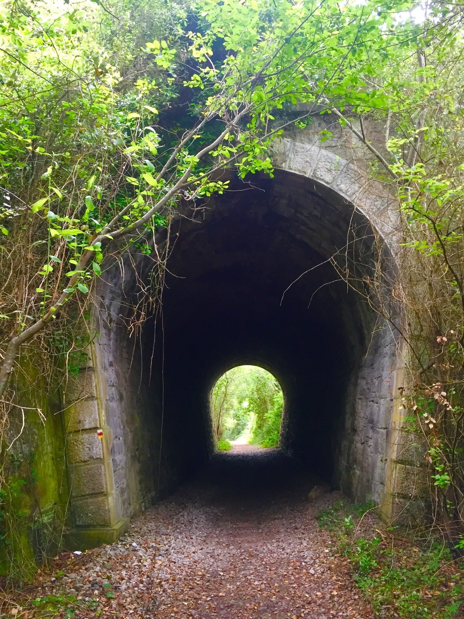 A beautiful tunnel near Deba