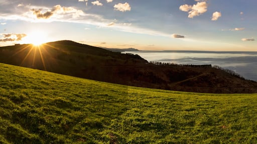 Flysch lookout near to Zumaia in Basque Country in Spain