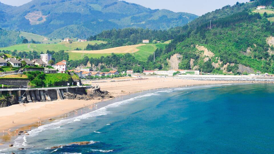 Cantabrian Sea coast and Deba town