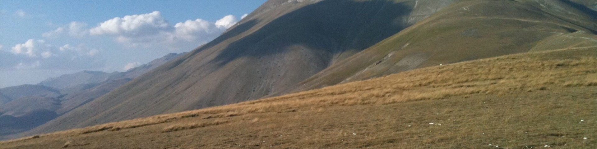 veduta del Monte Vettore dalla parte umbra