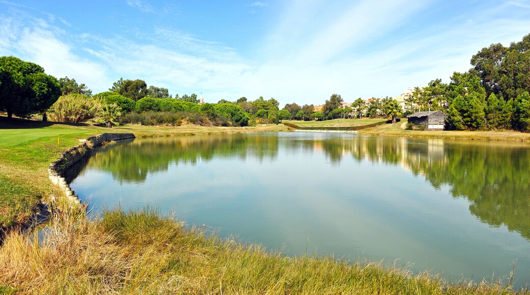 Lake on the Islantilla golf course in Lepe, Huelva province, Andalusia, Spain; Shutterstock ID 1074387020; Purchase Order: -