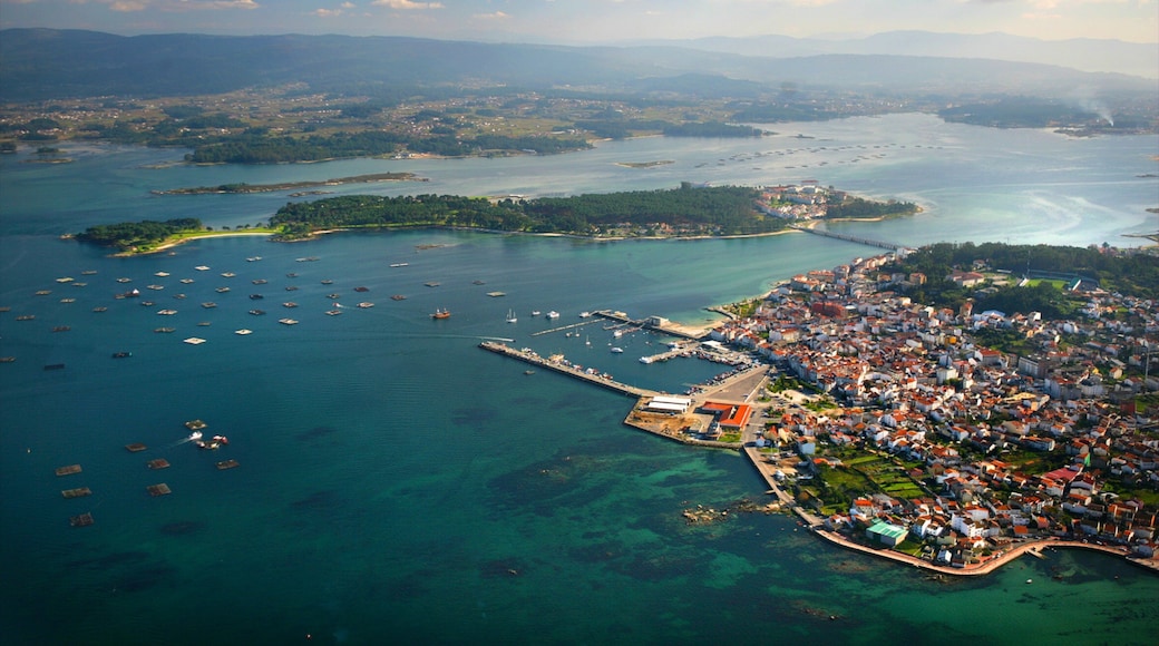 Pontevedra som inkluderer kystby og kyst