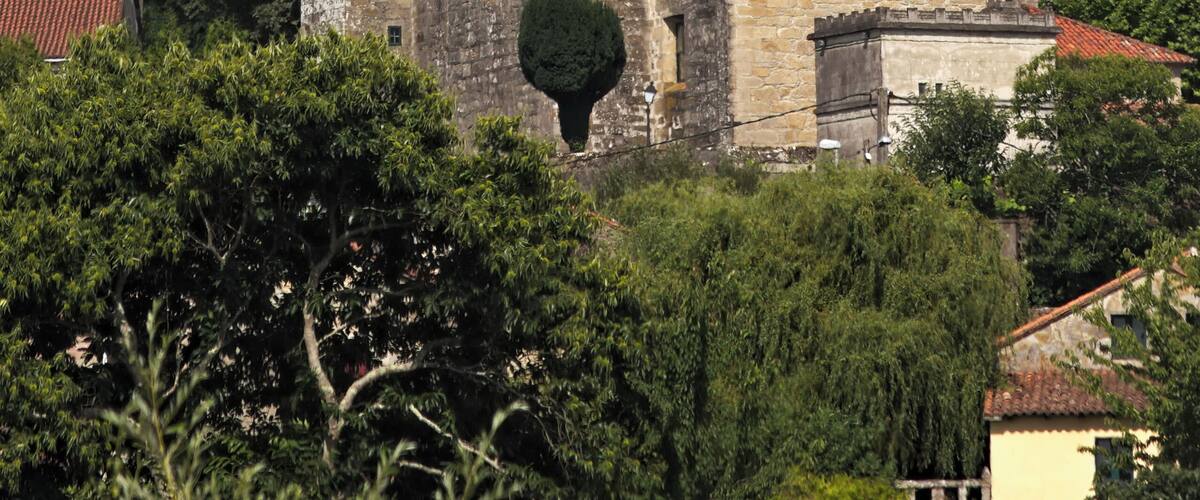 Church of Santa María dos Ánxeles, in Brión, Galicia, Spain.