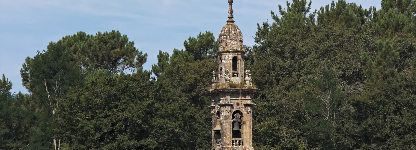 Church of Santa María dos Ánxeles, in Brión, Galicia, Spain.