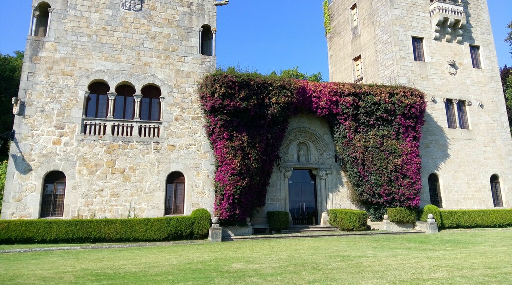 Fachada principal do Pazo de Meirás