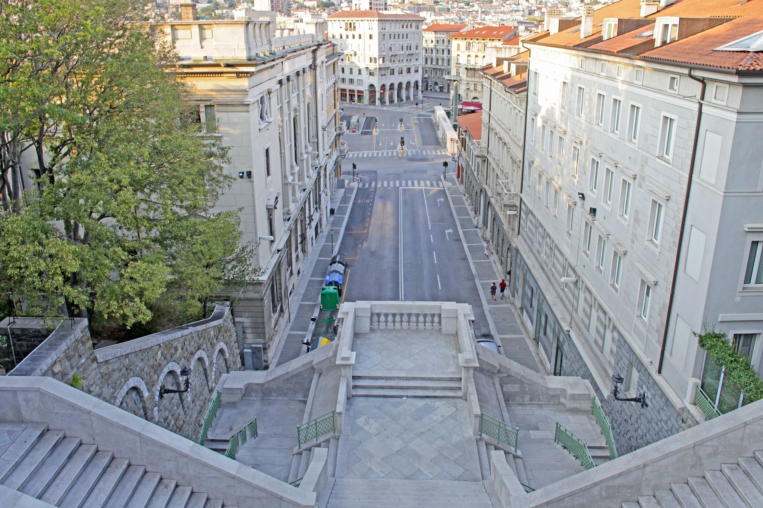 Beautiful architecture, and buildings of Trieste, Italy