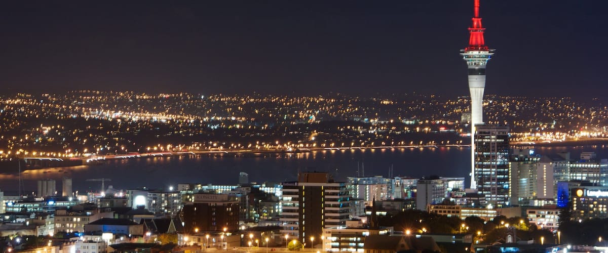 Sky Tower which includes city views, a skyscraper and skyline
