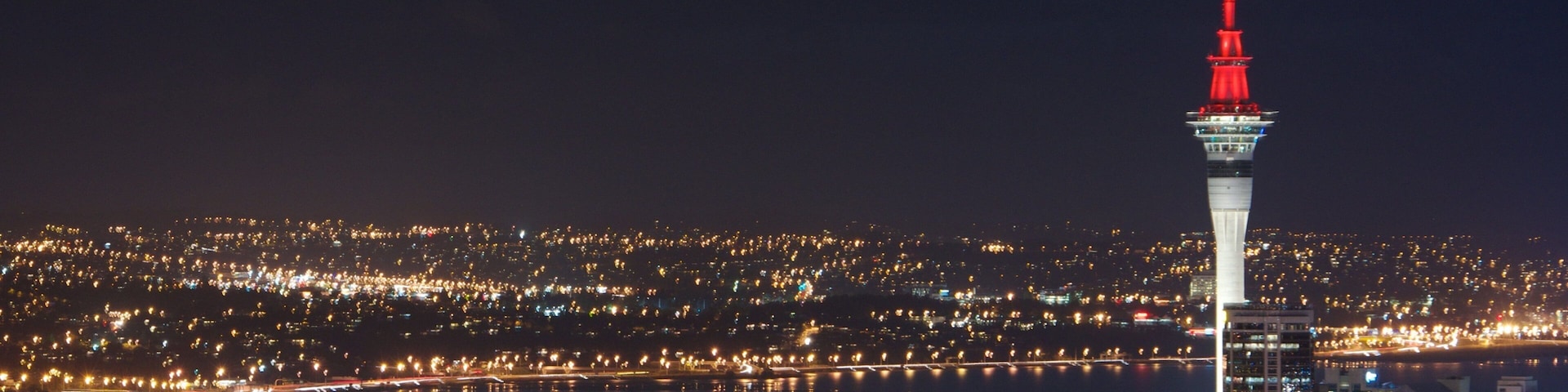 Sky Tower which includes city views, a skyscraper and skyline
