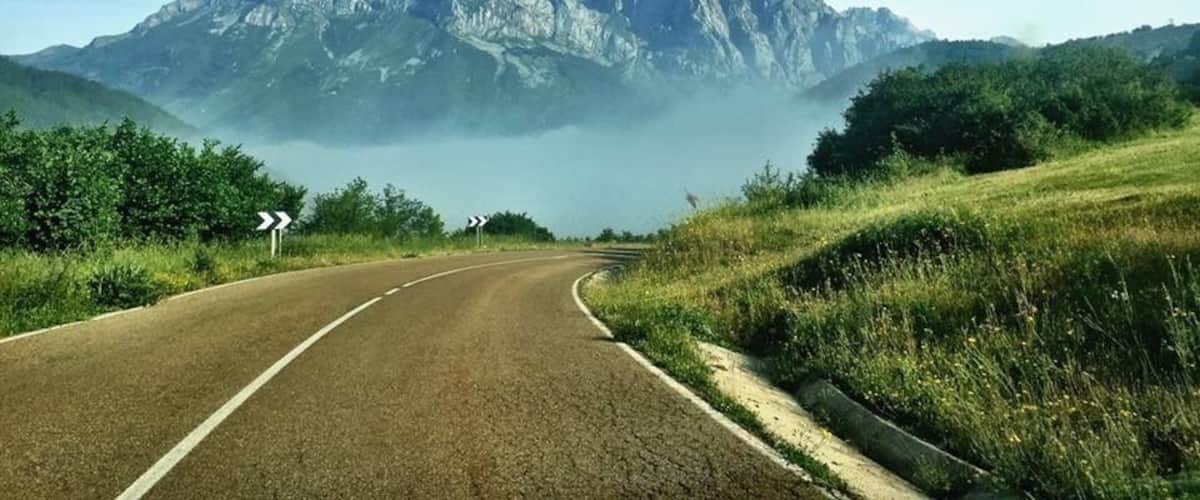 Early morning mist in Los Picos