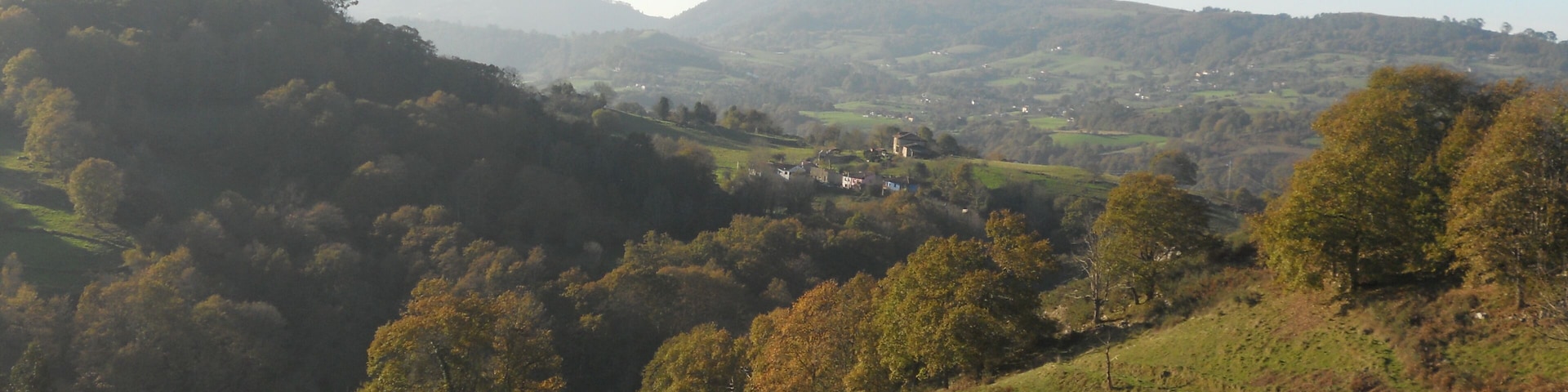 Vista de Torin desde Mones ( Piloña , Asturias )