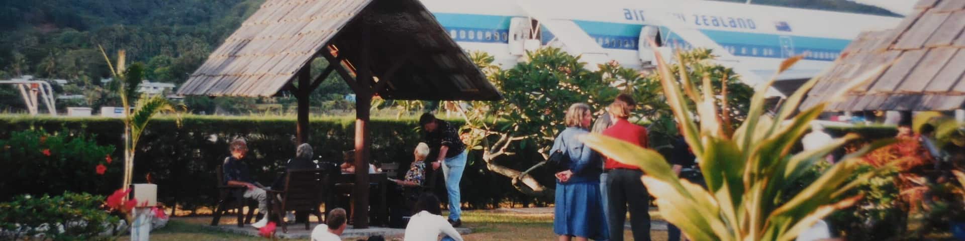 Throwback to 1997! What a beautiful spot to land for a refuel and a quick nap on my way to New Zealand.