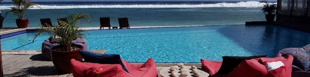 There is no better way to spend the day than to sit on the beach with a drink, music or a book. It is hard to decide whether to cool off in the pool or the ocean.