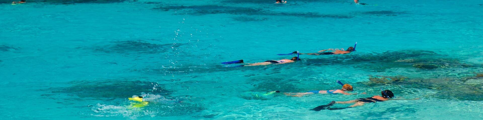 Aitutaki som inkluderar snorkling och kustutsikter