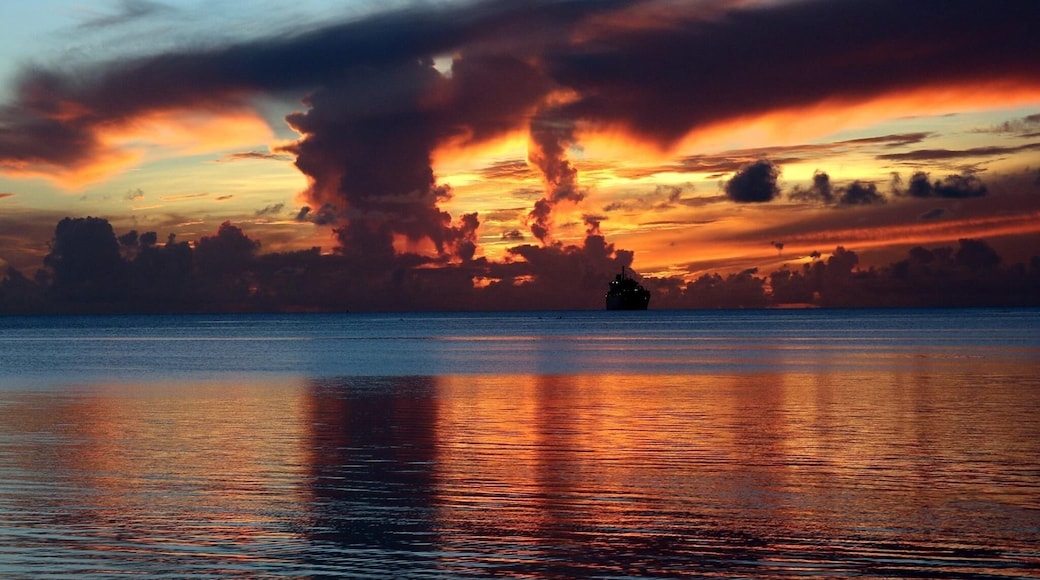 Some of the best sunsets in the world happen on a tiny island in the Pacific