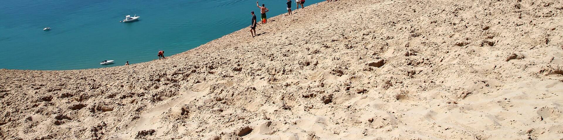 Sleeping Bear Dunes National Lakeshore in Maple City, Michigan, USA.