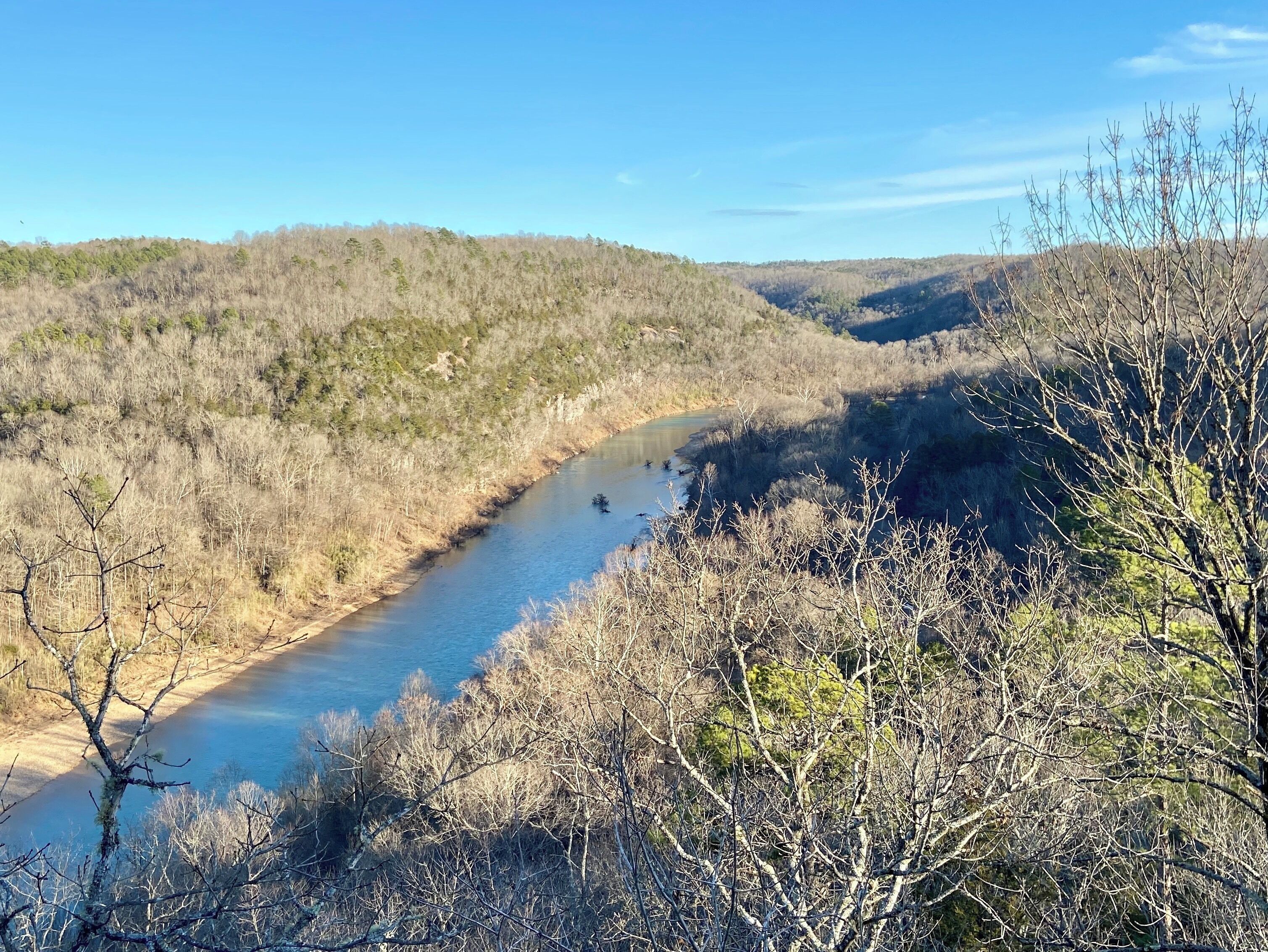 Buffalo Overlook Trail at Buffalo Point near Yellville, Arkansas #buffaloriver #arkansas #ozarks