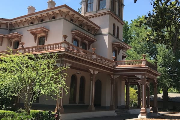 In spring and summer the thing I love most about the mansion is the scent of fresh Gardenia's my favorite flower