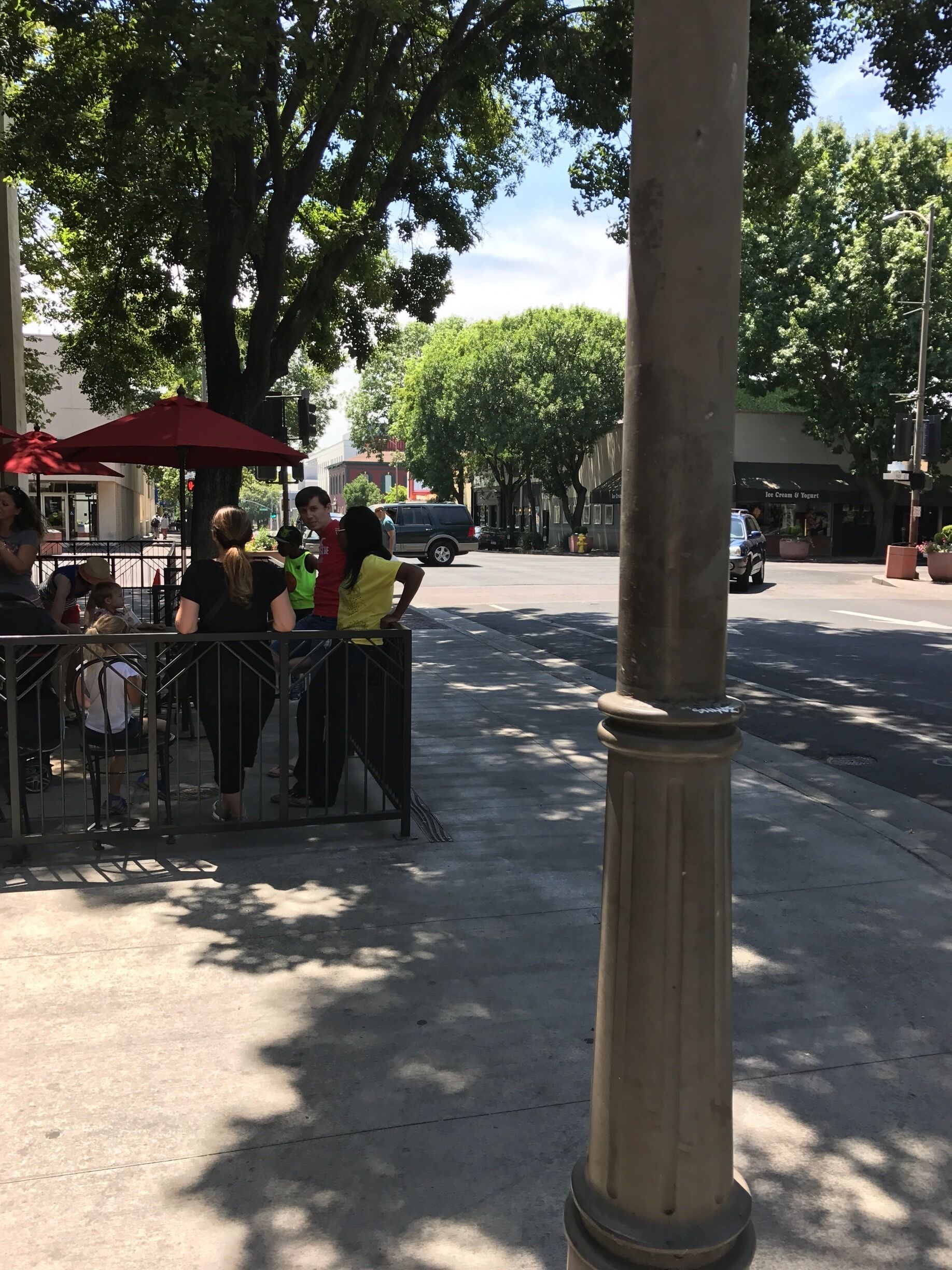 Nicest Jamba Juice in NorCal with outside seating in the warm season and right across the street from the campus a perfect local to get the feel of the town 