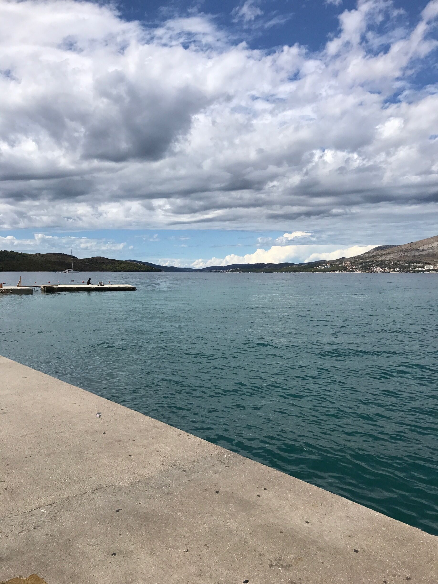 Port of Okrug 
The boat to Trogir 
Departures from here 