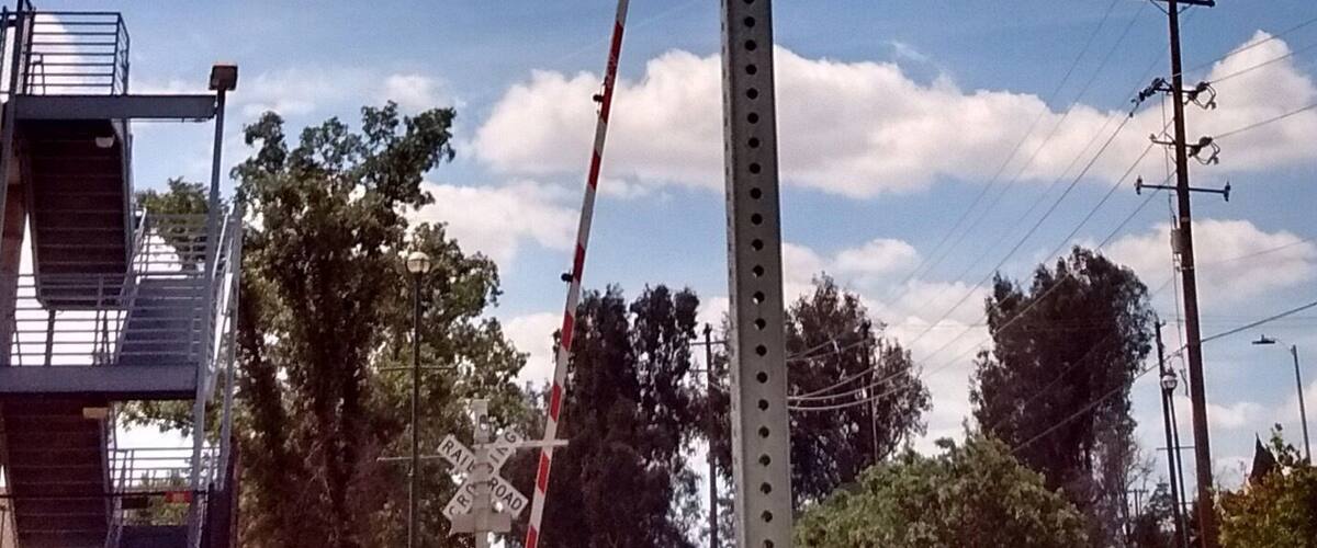 Behind Rabobank Arena where the train track overhead walkway is I noticed this interesting street sign. Not sure if Korn has played there or what but it caught my eye.