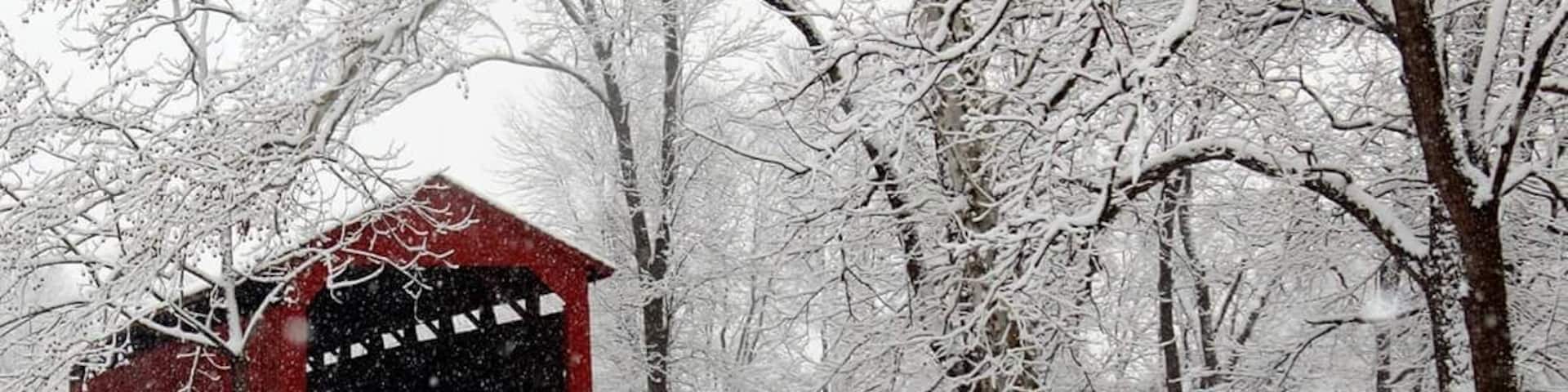 150 year old covered bridge.