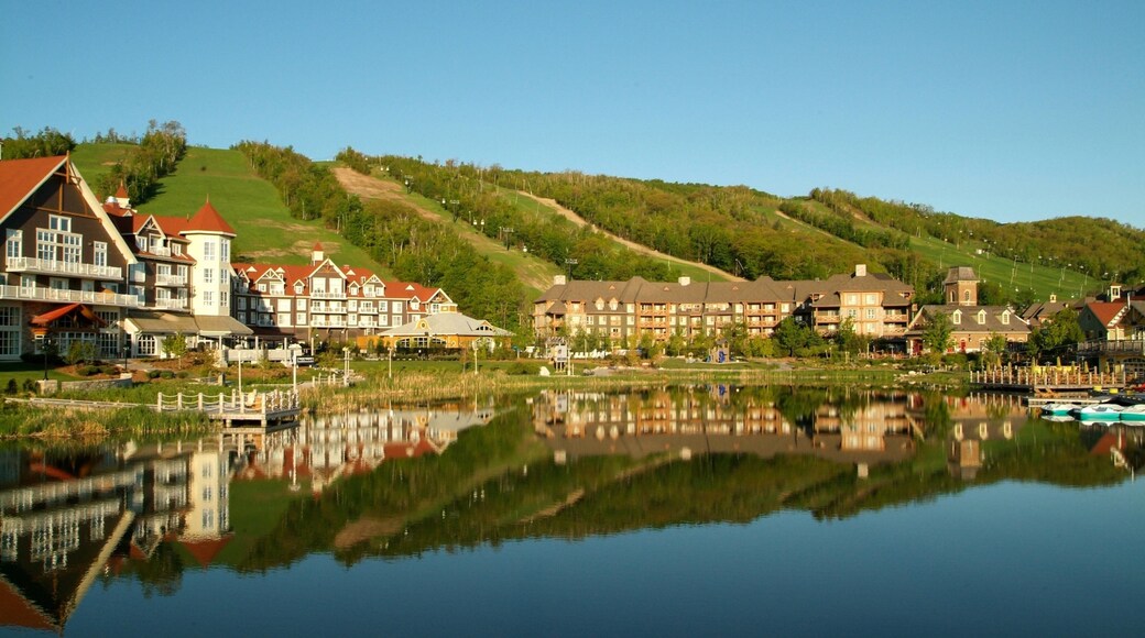 Blue Mountain Ski Resort featuring a small town or village and a lake or waterhole