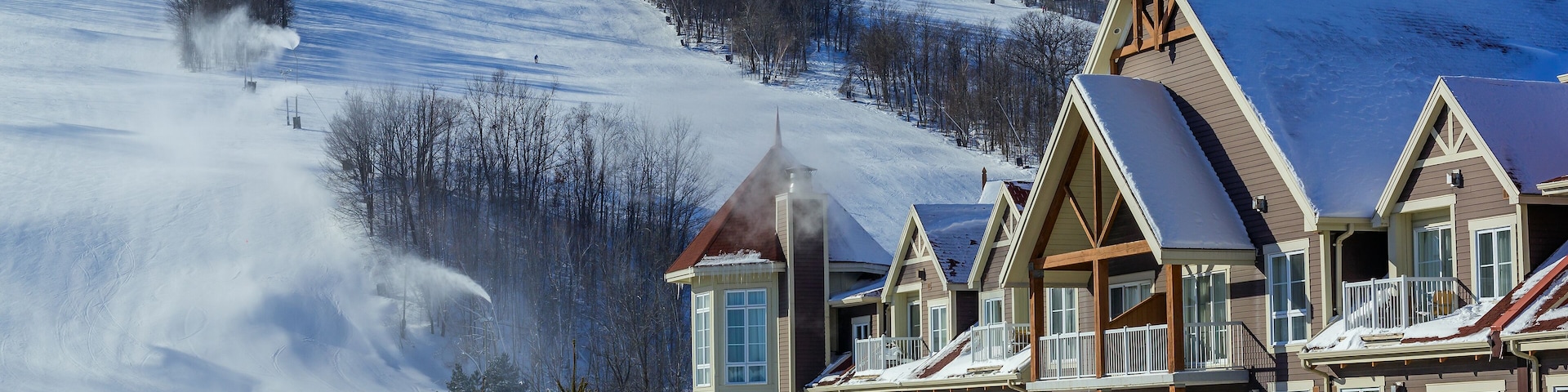 Blue Mountain Village in winter
