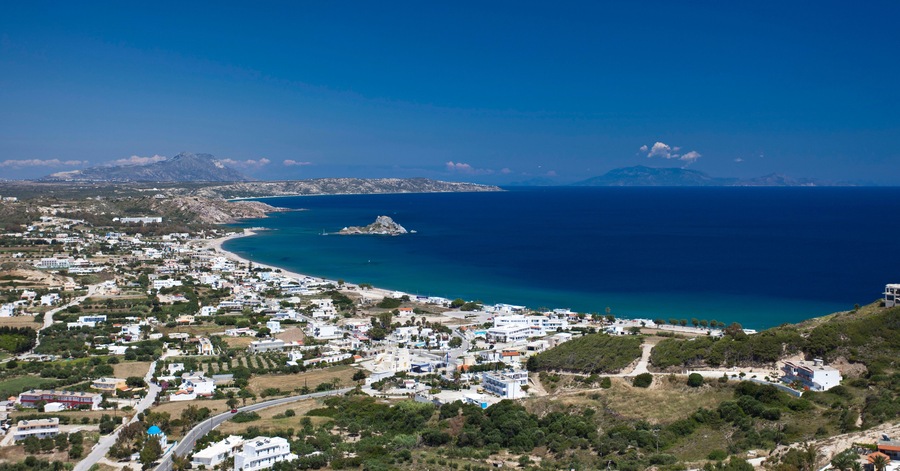 Isola di Kos, Grecia, panorama su Kamari