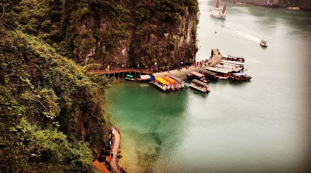 Beautiful breathtaking view from the top viewpoint of the cave! #goldenhour