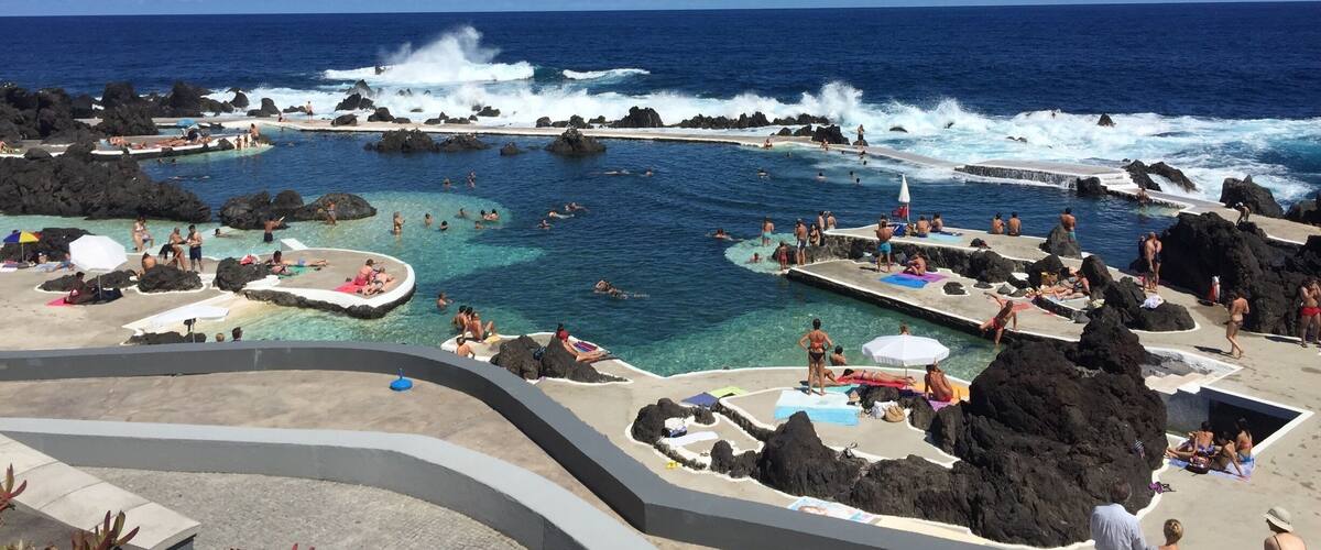 Natural pools at Porto Moniz in #Madeira island. Perfect place to spend a summer day. To get there one has to travel through half the island having the chance to enjoy the beautiful landscape along the way!