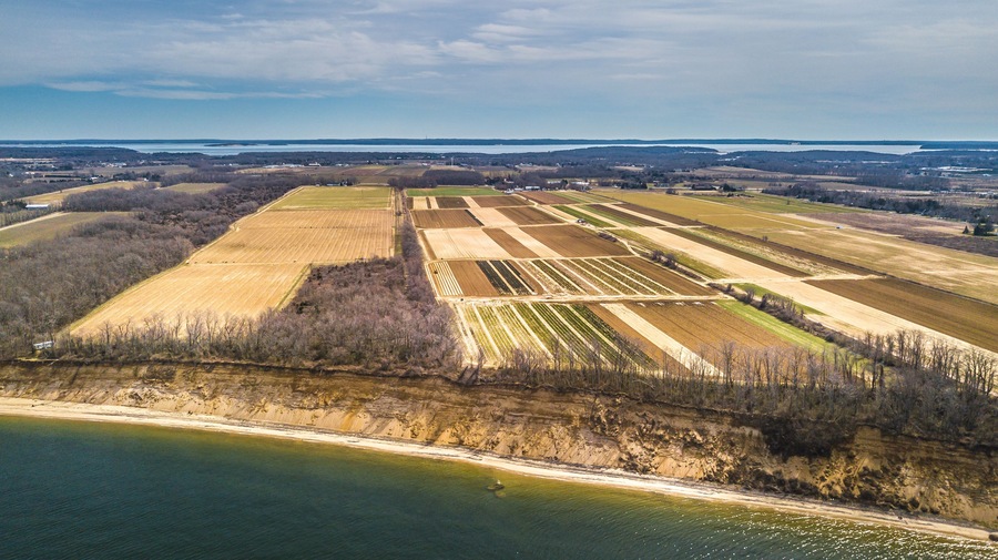 Aerial North Shore Long Island