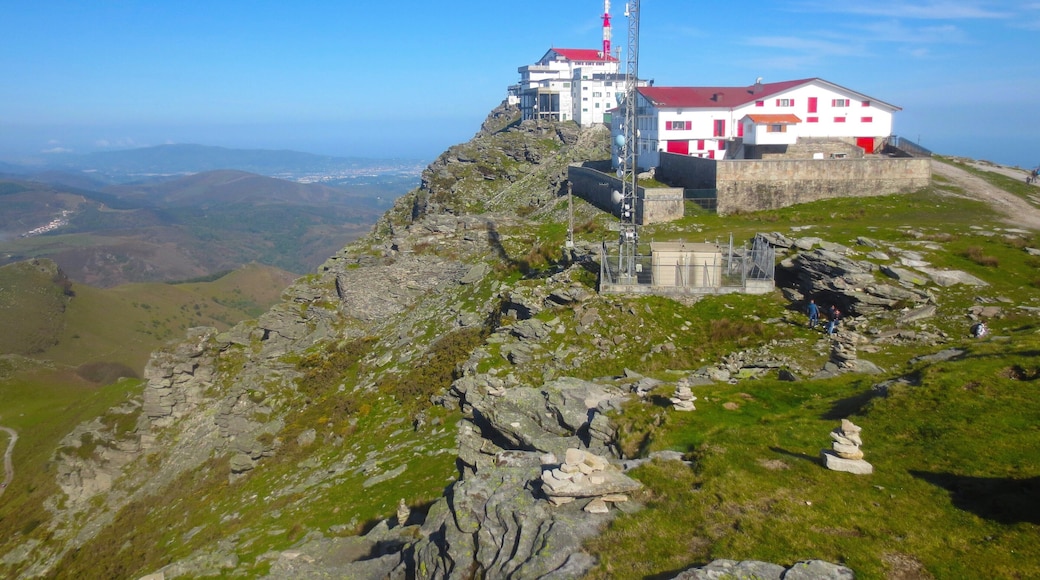 Relay station on top of Mt. Larrun, Basque Country