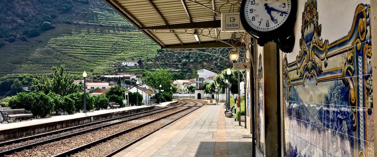 Train station in Pinhão.
Preserves its original conditions from the time when the trains were moving on vapour.
Today we still can travel on Douro's railroad on one of those old trains, starting at Peso-da-Régua along the Tua line.
Portugal
#OnTheRoad