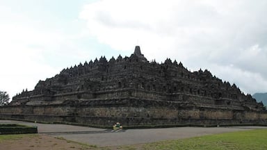 Borobodur. Group of Buddhist temples from 9th century in Yogyakarta, Indonesia.