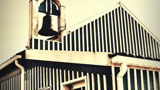 Wood Church with very local characteristic architecture.