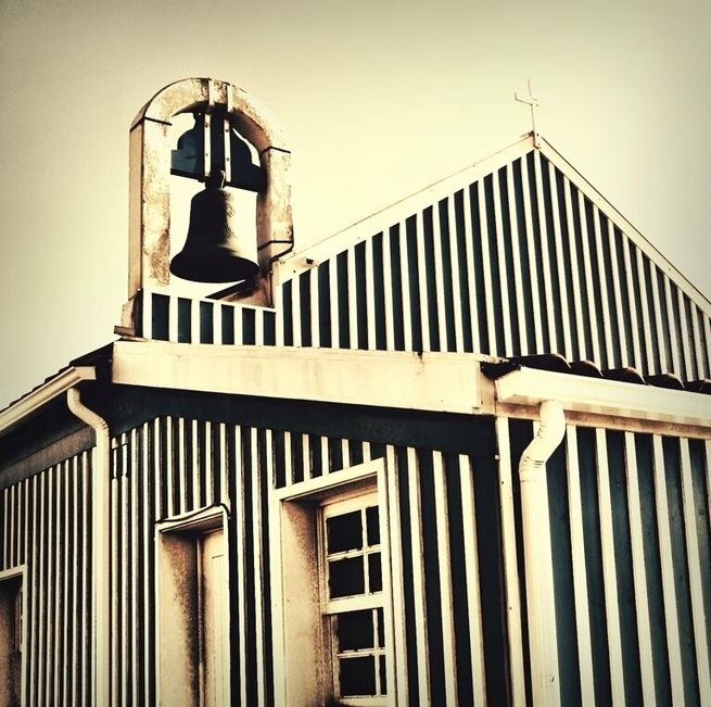 Wood Church with very local characteristic architecture.